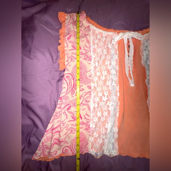 POL Off/On Shoulder Lace & Paisley Boho Top – Size Small – NWOT - Picture 5 of 8